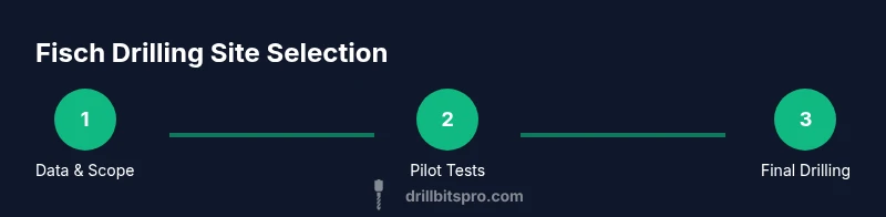 Process diagram showing Fisch site selection steps