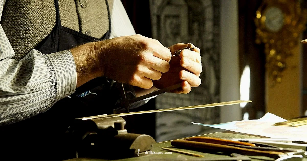 Dremel Bit in Drill Guide - Drill Bits Pro